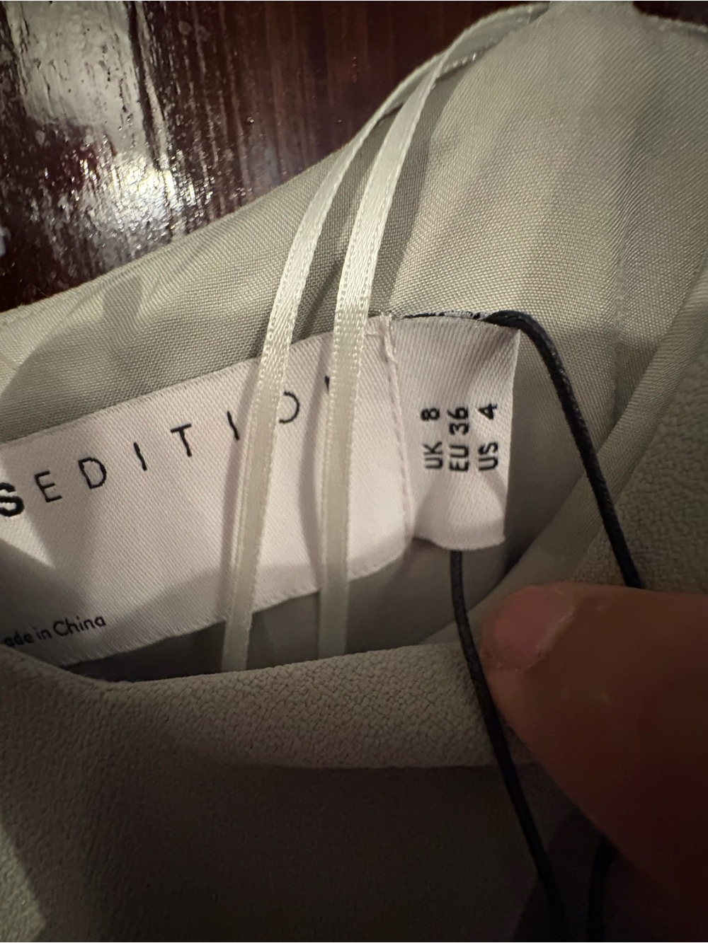 NWT ASOS Sage Spaghetti-Strap Maxi Dress. Size 4. - Picture 9 of 12